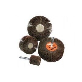 RUEDA FLAP CON VASTAGO 2" X 3/4" G-120 FANDELI 16526 MOD. F5118120