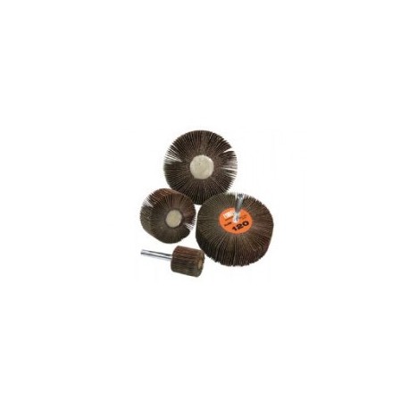 RUEDA FLAP CON VASTAGO 2" X 1/2" G-80 FANDELI 16490 MOD. F511380